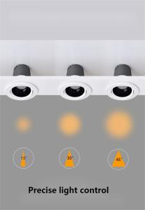 Wholesale Mini Dimming 18W Ceiling LED Downlights H132mm Without Infrared Radiation from china suppliers