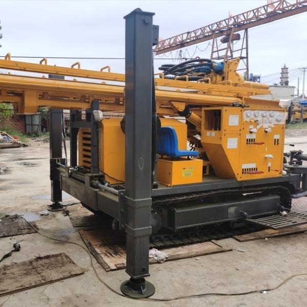GL350S Fully Hydraulic Track Mounted Borehole Drill Rig Machines for 350m