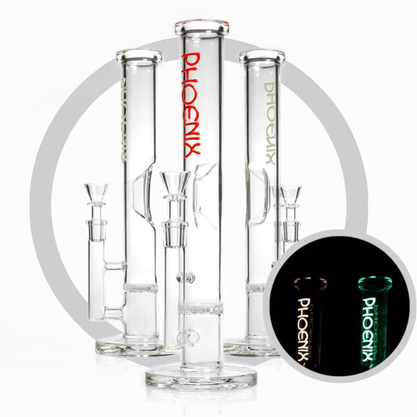 Honeycomb Perc Bongs Straight Tube Glass Smoking Water Pipe Hookah Ingot Ice