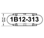 1B12-313 Goodyear Air Spring Single Convoluted Air Suspension Airbag Contitech