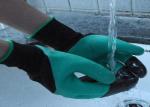 Plant Women'S Work Garden Gloves Long Wrist Wrap Cuff Nylon / Latex Coated