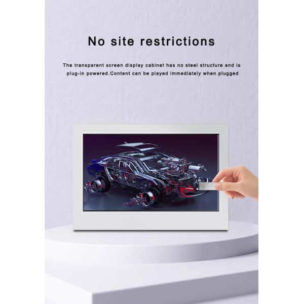 Create An Interactive Display For Samples And Collectibles With A 27-inch Touch Transparent LCD Showcase.