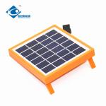 2W 6V high efficiency Glass Laminated solar panel ZW-2W-6V transparent glass