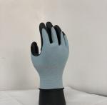 Oil Resistant 13G Seamless Nitrile Gloves With Grip