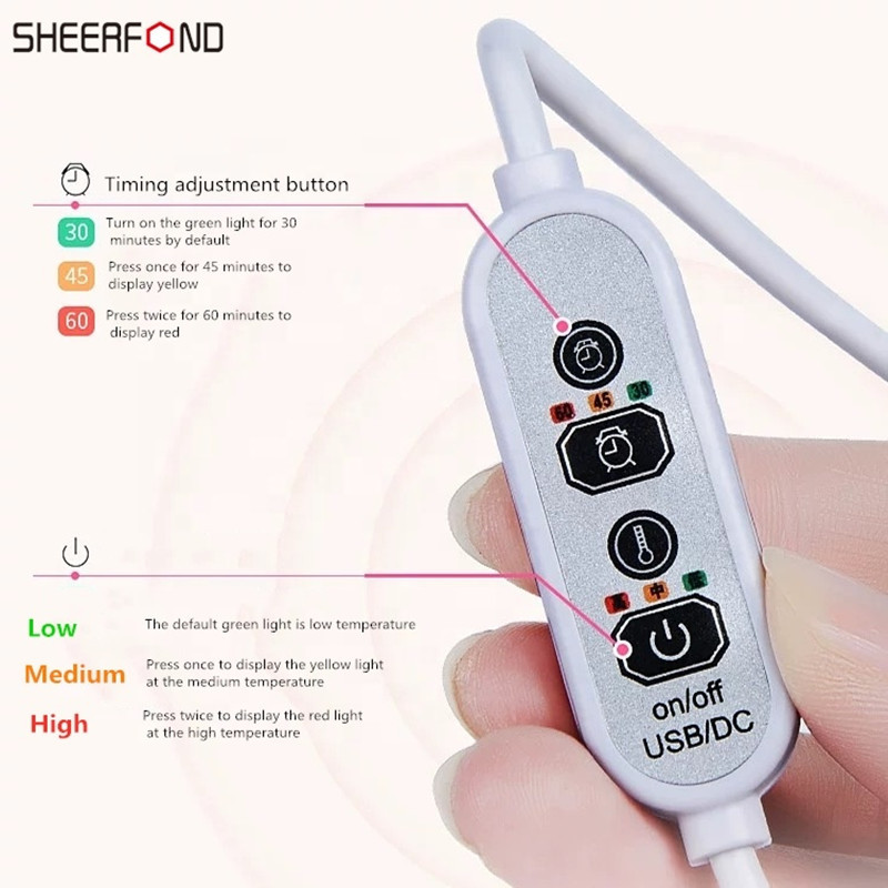 High Quality Fashion Graphene Far Infrared Silk Relieve Eye Strain Usb Electric Heating Heat Eye Mask
