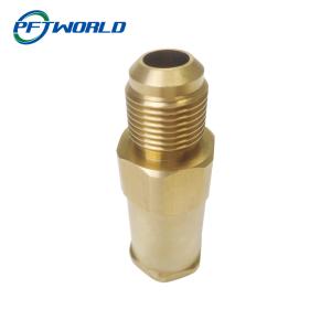Wholesale Precision CNC Brass Machining Accessories, Brass Injector, Gold from china suppliers