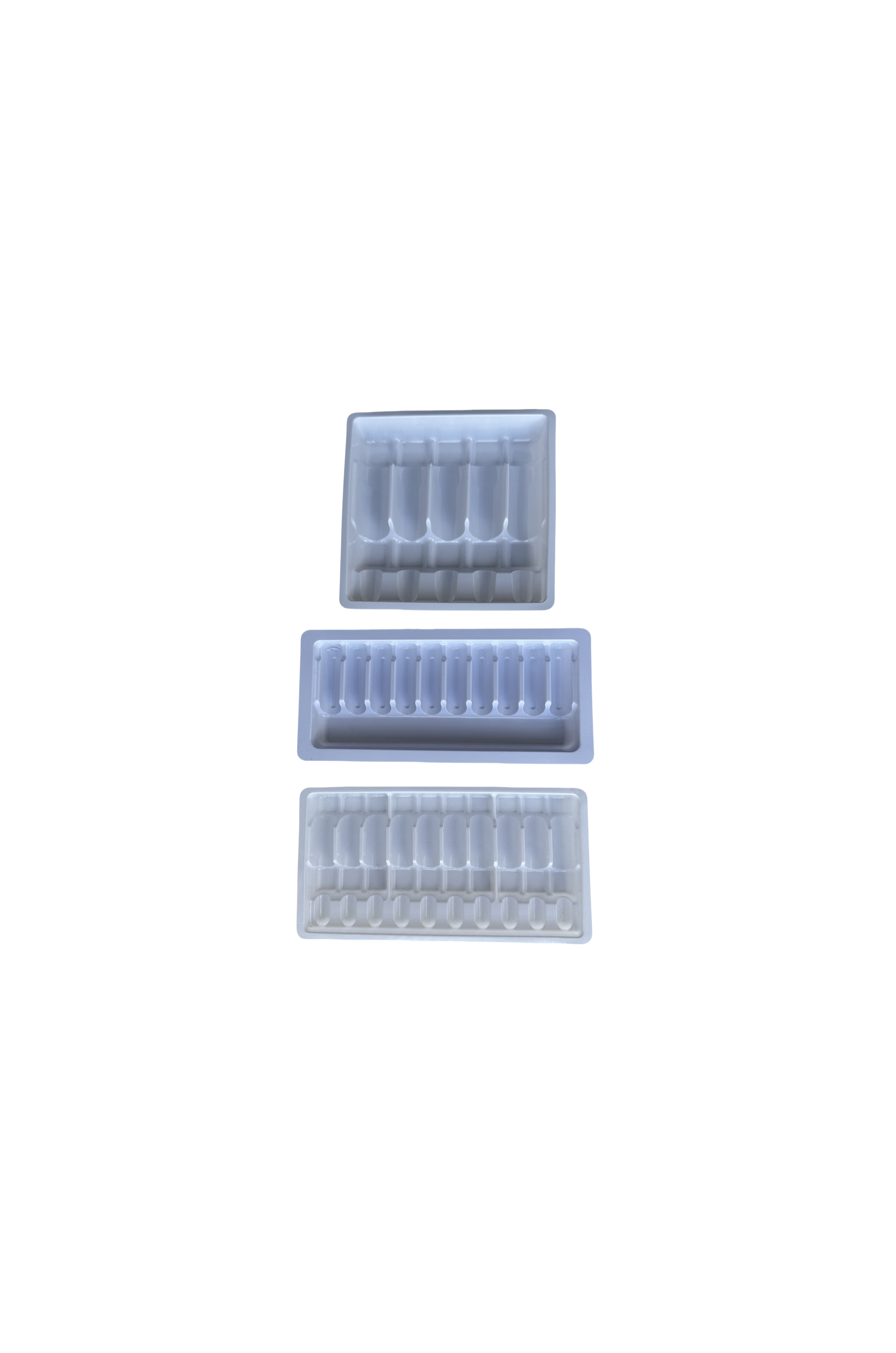 PET thickened packaging tray medicine water injection ampoule tray customized wholesale