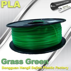 Wholesale Grass Green biodegradable 3d printer filament PLA 1.75mm materials from china suppliers