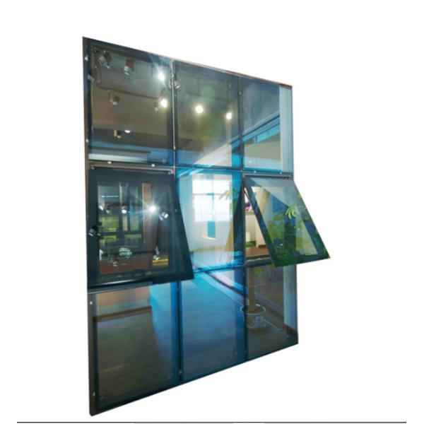 Unitized Aluminium Curtain Wall Systems Modern Facade Design For Commercial Mall