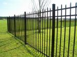 Heavy Duty Garden Security Steel Tubular Fence Panels Square Post