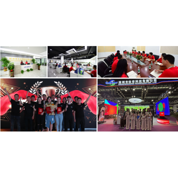 Guide Visual GS High-Precision P1.9 P2.6 LED Panel – 500×500mm Curved Display for Concerts & Trade Shows