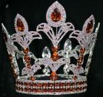 Classic round pageant crowns and tiaras fully round crowns pageant supplier