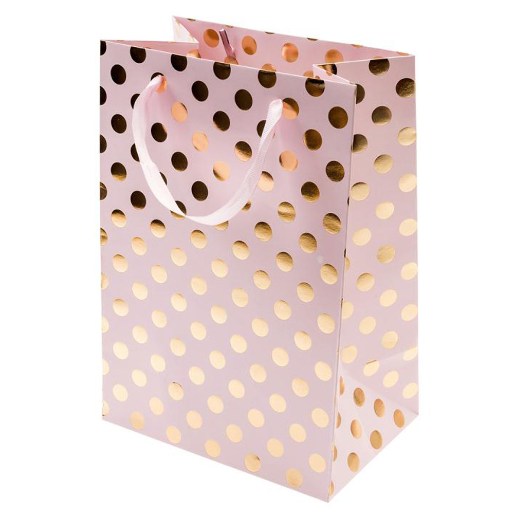 100gsm 128gsm Luxury Gift Printed Paper Carrier Bags With Ribbon Handle
