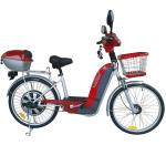 Single Speed 12AH 48V Battery Electric Bike With Steel Suspension Front Fork