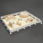 Customized Color Soft Play Merry Go Round Event Party Rental Kids Carousel