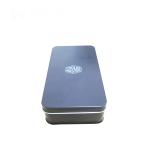 Food Grade Rectangular Hinged Tin Containers Metal Tin Box Packaging China