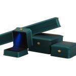 LED Light Jewelry Box for Custom Luxury Crown Jewelry Packaging Plastic Velvet
