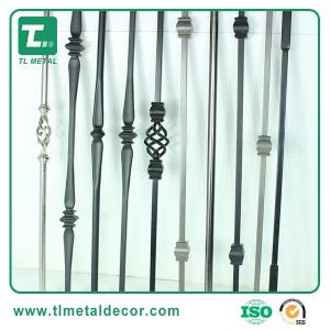Wholesale 1/2&quot; , 5/8&quot; , 3/4&quot; Wrought iron stair baluster steel picket China manufacturer from china suppliers