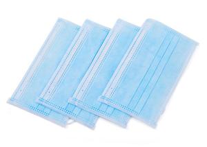 Wholesale Adjustable Nose Disposable Blue Earloop Face Mask One Time Use from china suppliers