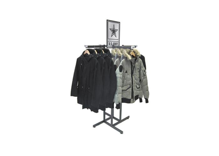 High Grade Rolling Hanging Rack Stainless Steel , Commercial Circular Clothes Rack
