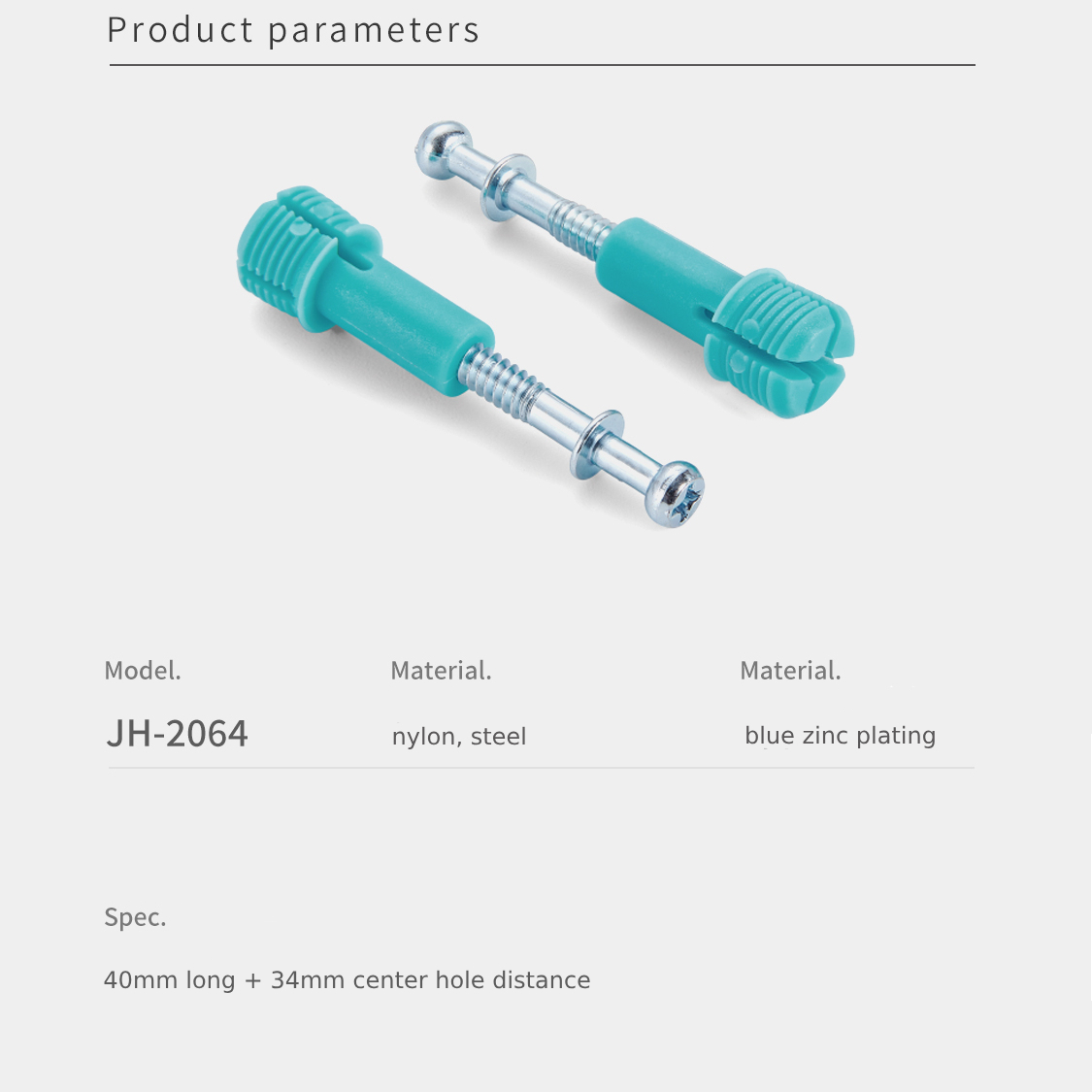 Minifix Spreading Bolts