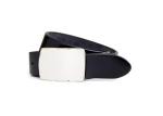 Vegetable Dyed Cow Leather Casual Belt With Amyxis Effect Big Buckle