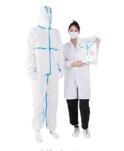 Wholesale Type 5/6 Disposable Medical Protective Clothing Disposable Coverall Suit GB15979-2002 from china suppliers
