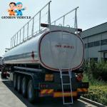 Non Leakage Oilfield 4 Axles 50000L 50CBM Milk Transport Trailer