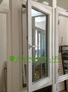 Wholesale Eco-friendly UPVC Casement Window With Insulated Glass, White Color and clear glass from china suppliers