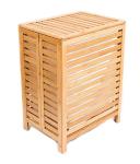 Durable Bamboo Home Furniture Wood Double Laundry Hamper Clothing Organizer