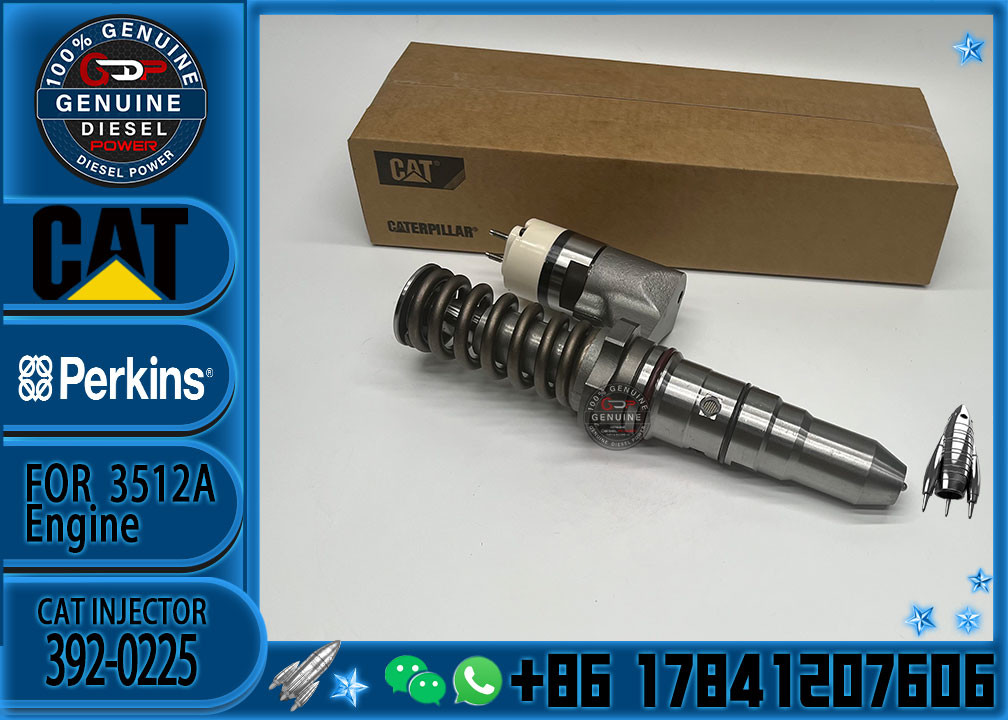 Common rail injector fuel injecto 250-1302 392-0224 250-1304 392-0225 for 3512B Excavator 3512C 3516B 3516C