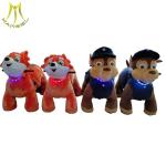 Hansel battery plush ride on animal electric wheel unicorn riding animal for