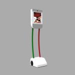 Outdoor Sunlight Readable Outdoor Touch Kiosk Floor Standing Installation