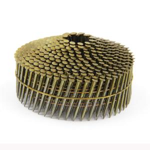 Wholesale Mexico factory high quality 15 degree wire coil nails Screw Ring Smooth shank pallet coil nails from china suppliers