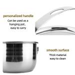 High Quality 9 Pieces Stainless Steel Outdoor Tableware Set Camping Cooking Pot