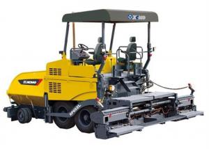 China Concrete Asphalt Paver Machine With 150mm Paving Thickness Electric Auto Leveling System on sale