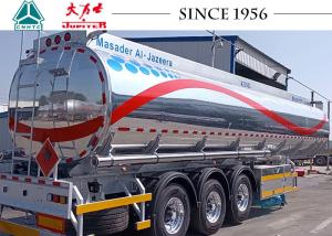 Wholesale 42 CBM Aluminum Alloy Fuel Tanker Trailer With 6 Compartments from china suppliers
