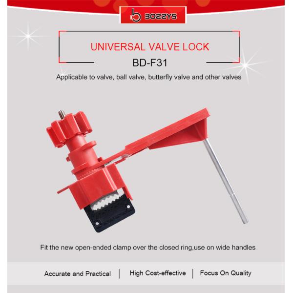 Single Arm Gate Valve Lockout Humanity Design With Stainless Steel Roundwood