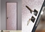 Single leaf aluminum flat plain white hollow interior house doors