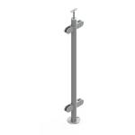 Stainless Steel Glass Baluster Railing With 12mm Tempered Glass For Commercial