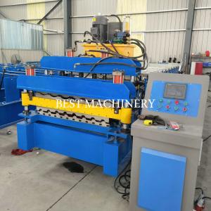 Wholesale Gi Color Steel Double Layer Roofing Sheet Roll Forming Machine 3phase from china suppliers