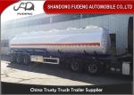 40 / 45 / 50 CBM Crude Oil Tanker Trailers Q345B Carbon Steel Tanker Body