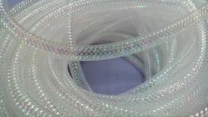 China White Cable Mesh Sleeve Decorative Color Polyester Tapes for Christmas on sale