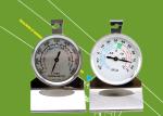 58mm Diameter Hanging Oven Thermometer Stainless Steel Glass Lens Inside