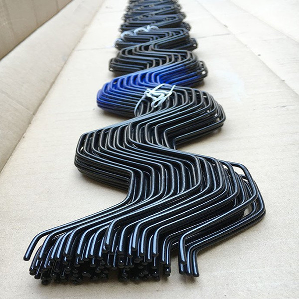 Galvanized Steel Greenhouse Wiggle Wire Channel 1mm Thickness For Netting Fixing