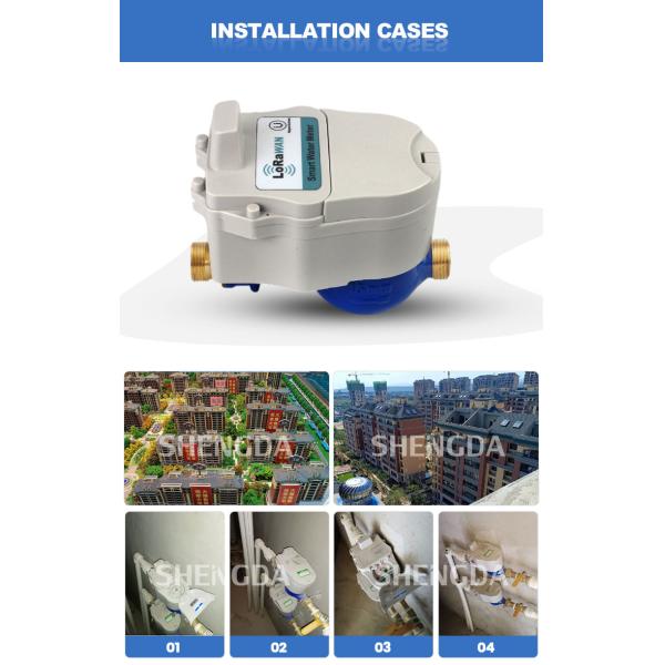 Lorawan Gateway Outdoor Lorawan Remote Control Smart Pre Paid Remote Water Meters Shut off Valve