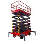 Hydraulic 500kg Movable Scissor Lift 14m High Aerial Platform