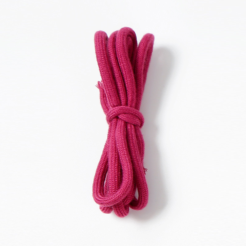 Blue Brown 6mm Braided Cotton Rope For Garment Drawstring