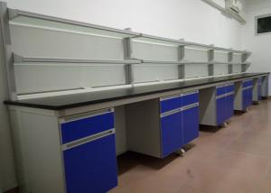 Wholesale Wooden Lab Bench Furniture Customized Size With Anti Corrosion Handles from china suppliers