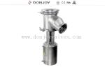 DN50 Pneumatic Tank Bottom Valve High Performance With 90° Elbow